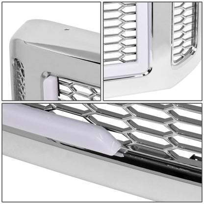 2005-2007 Ford F-250/F-350/F-450/F-550 Honeycomb Grille w/ LED DRL