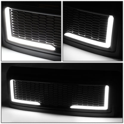 08-10 Ford F-250 F-350 F-450 F-550 Honeycomb Mesh Grille w/ LED DRL