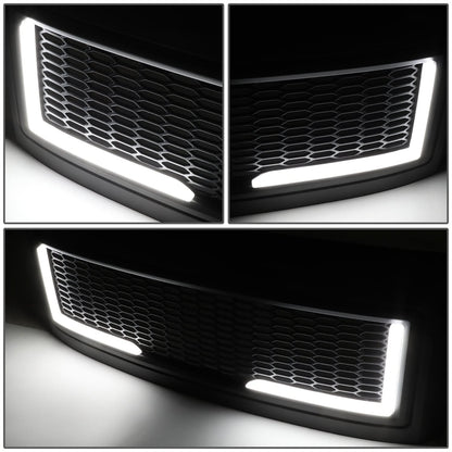2008-2010 Ford F-250 F-350 F-450 F-550 Honeycomb Mesh Grille w/ LED DRL