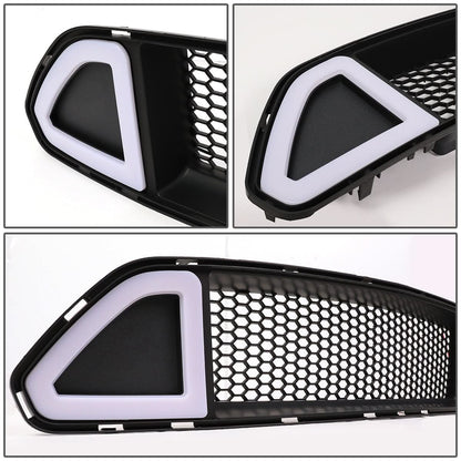 2015-2017 Ford Mustang Honeycomb Grille with LED DRL Lights