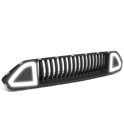 2018-2020 Ford Mustang Vertical Fence Style Front Upper Grille w/ LED DRL