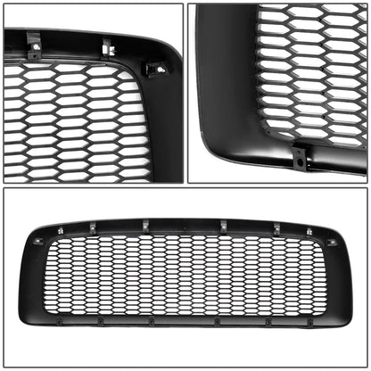 02-05 Dodge Ram 1500 2500 3500 Honeycomb Mesh Grille Black