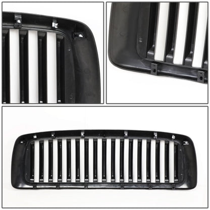 02-05 Dodge Ram 1500/2500/3500 Vertical Fence Style Grille - Matte Black