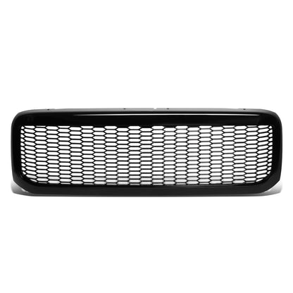 99-04 Ford F-250 F-350 F-450 F-550 Honeycomb Mesh Front Grille - Black