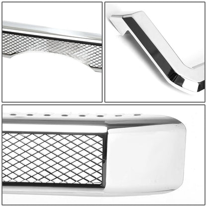 2011-2016 Ford F-250 F-350 Diamond Mesh Grille Overlay - Chrome
