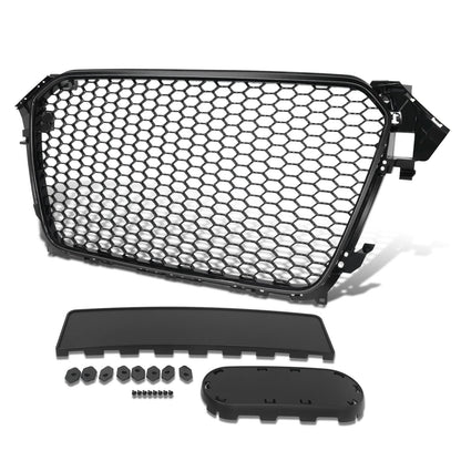 2013-2016 Audi A4 RS4 Style Front Grille Gloss Black
