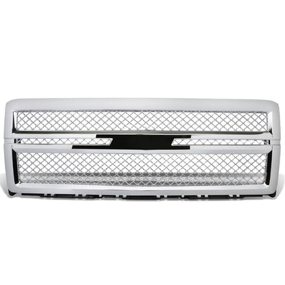 2014-2015 Chevrolet Silverado 1500 Diamond Mesh Style Front Grille - ABS