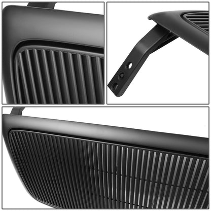 2004-2008 Ford F-150 Vertical Fence Style Grille - Matte Black