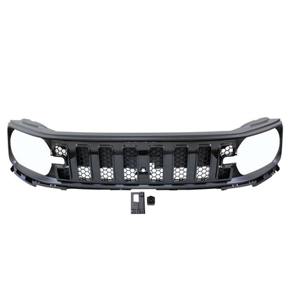 2021-2025 Ford Bronco Sport Grille Upper Guard Gloss Black Mesh Grill