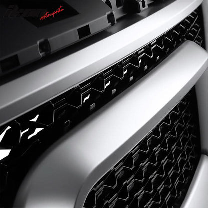 2019-2023 Dodge Ram 1500 Rebel Style Front Bumper Hood Grille Grill