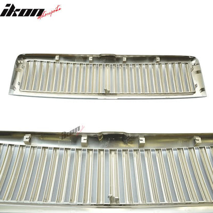 1994-2002 Dodge Ram 1500 2500 3500 Chrome Vertical Grille Unpainted