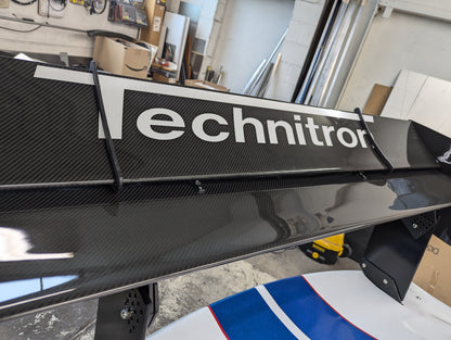 GT-2000 Carbon Fiber High Downforce Rear Wing - Special Order 78"