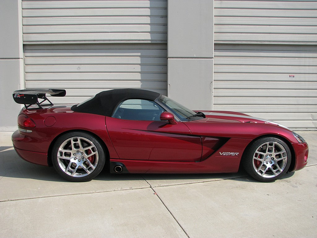 GTC-500 Carbon Fiber Adjustable Wing - Dodge Viper Convertible 2003 - 2010