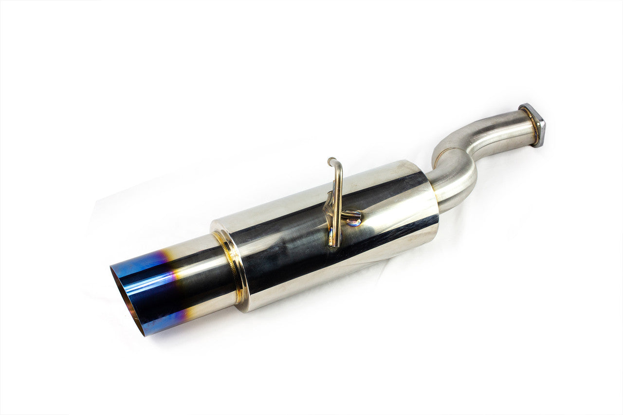ISR Performance GT Single Exhaust - Hyundai Genesis Coupe 3.8 - Burnt Tip IS-GT-GEN38-BT