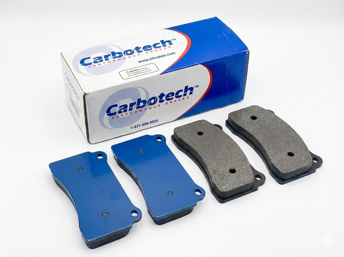 Carbotech Brake Pads for Mercedes-Benz CLK550 2007-2009 Low Dust High Performance Track Autocross Street