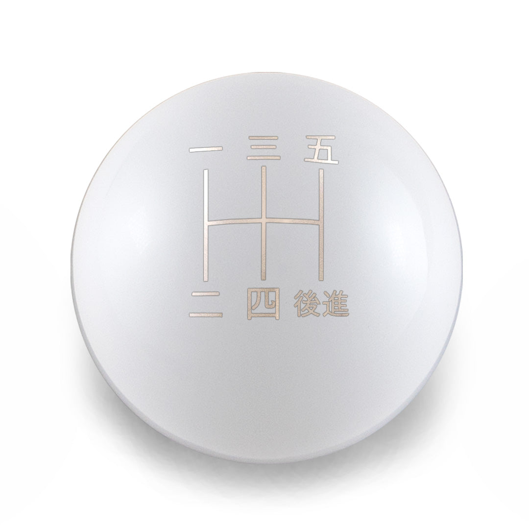 Billetworkz Weighted Shift Knob - 5-Speed Japanese Engraving - Honda