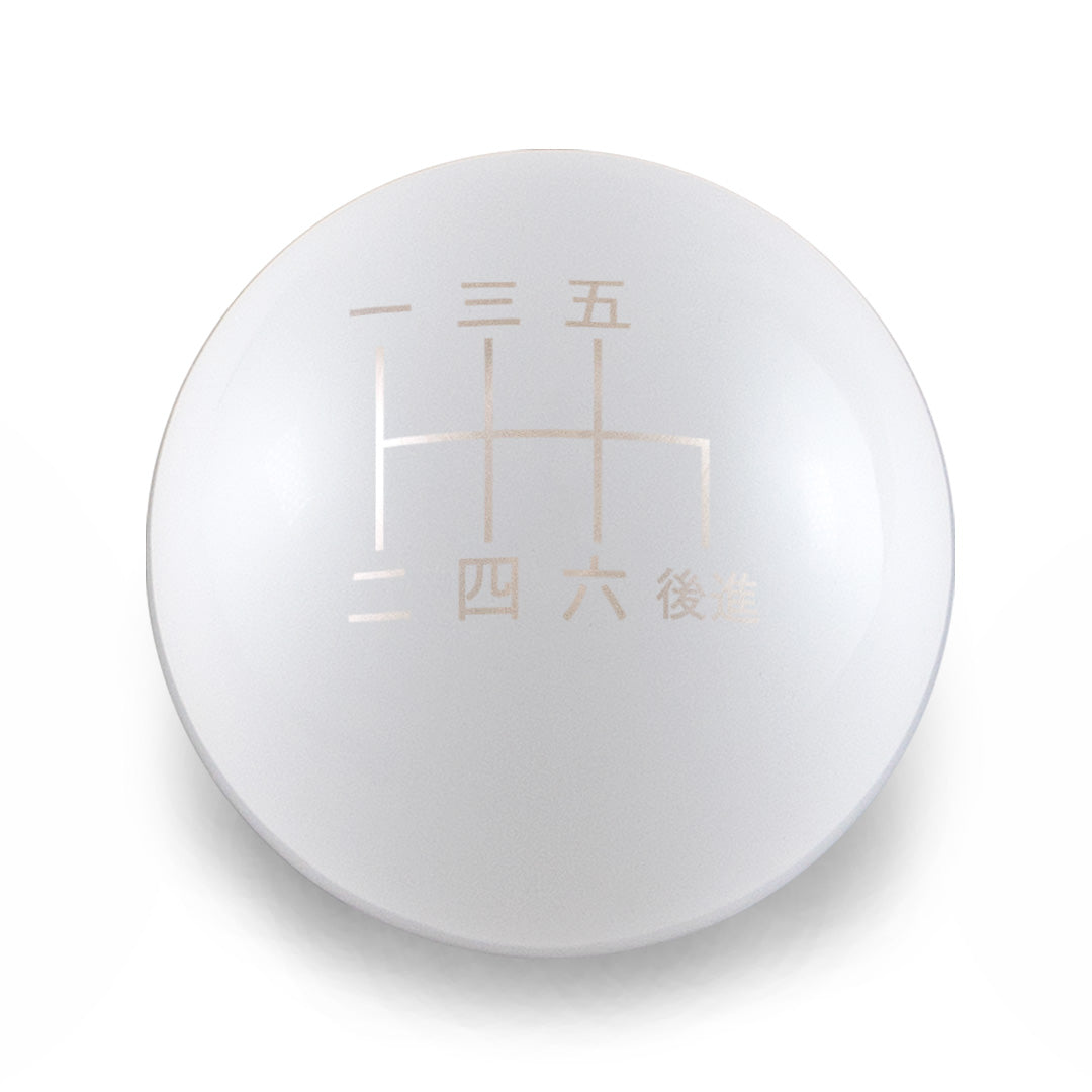 Billetworkz Weighted Shift Knob - 6-Speed Japanese Engraving - Honda