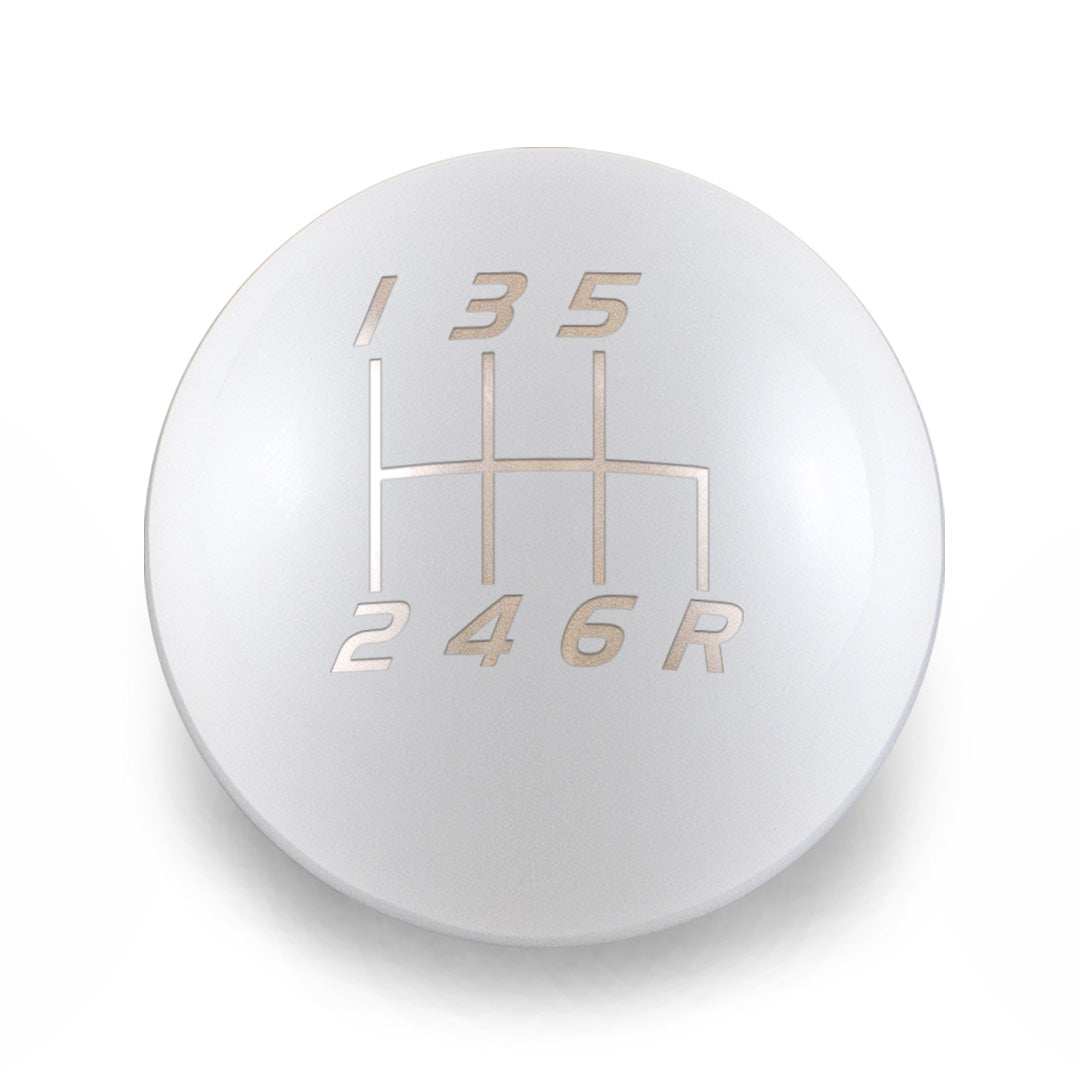 Billetworkz Weighted Shift Knob - 6-Speed Velocity Engraving for Honda