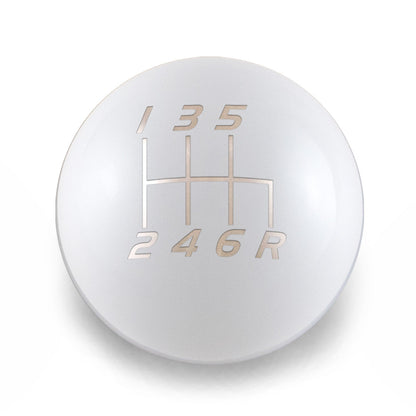 Billetworkz Weighted Shift Knob - 6-Speed Velocity Engraving for Honda
