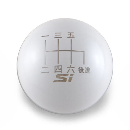 Billetworkz Weighted Shift Knob - 6-Speed Si Japanese Engraving - Honda