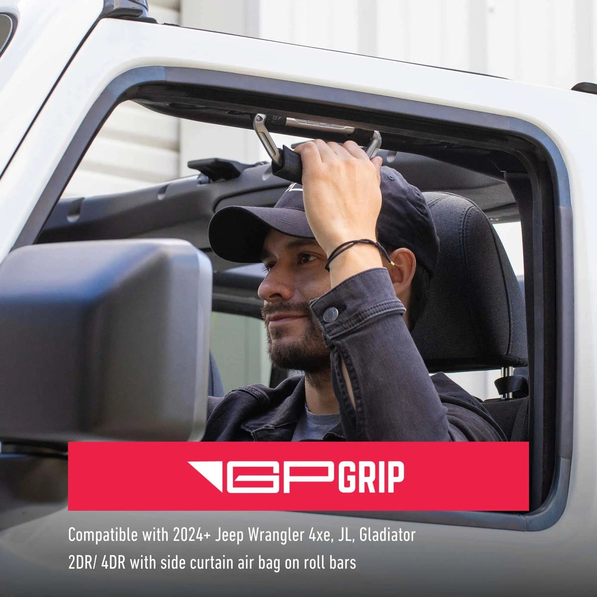 GP-Grip AIR — Airbag-Safe Handle for Jeep Wrangler (2024+)