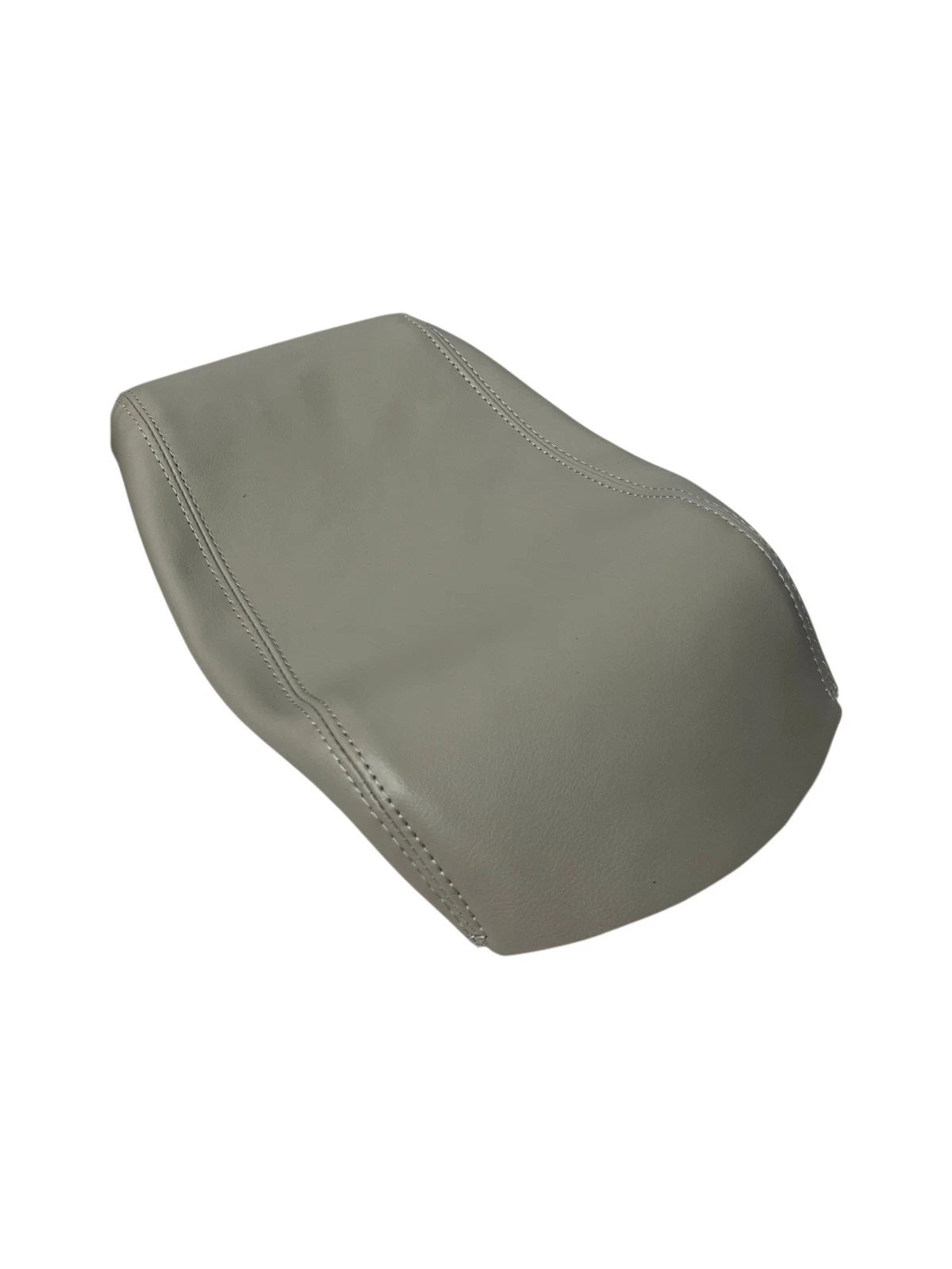 Microfiber Leather Center Console Cover In Light Stone Gray For Ford Explorer 2011-2019