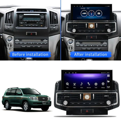 Land Cruiser 2008-2015 Toyota LC200 Car Stereo Android Car Radio GPS Navigation Multimedia Player Head Unit with CarPlay