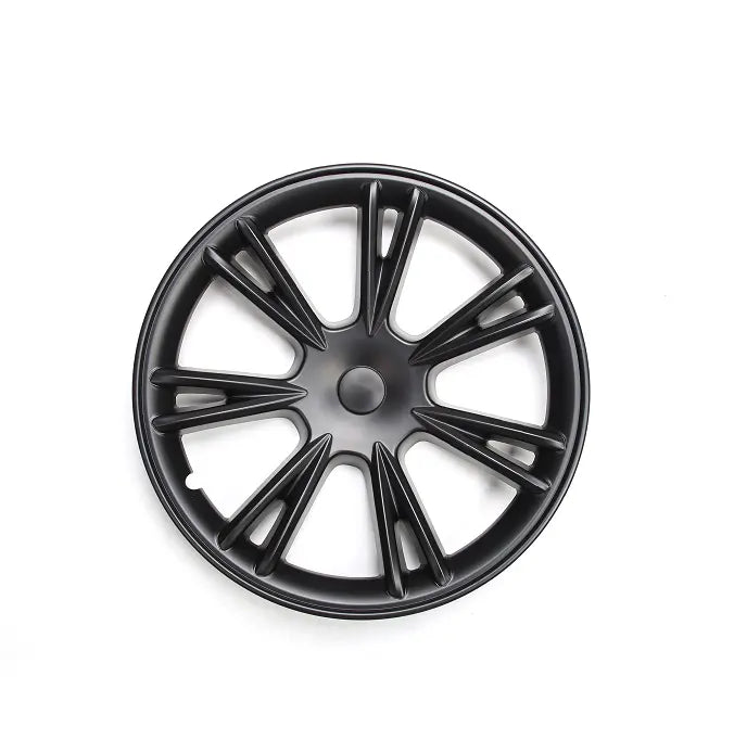 iCBL’s Tesla Model Y Wheel Covers Front & Rear Gemini Sport Style Matte and Gloss Black 2017-2024 (4PCS)