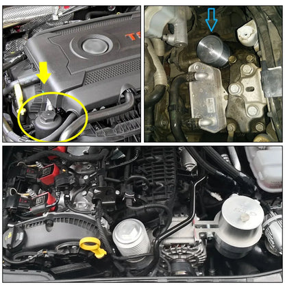 VW / Audi / SEAT / Skoda DSG-6 DQ250 Aluminum Cool Flow Transmission Oil Filter Housing for EA113 / EA888 2.0T FSI / TSI (Golf MK5 / MK6 / MK7 / Scirocco / Passat / A3 / S3 / TT / TTS / Replaces 02E305045)
