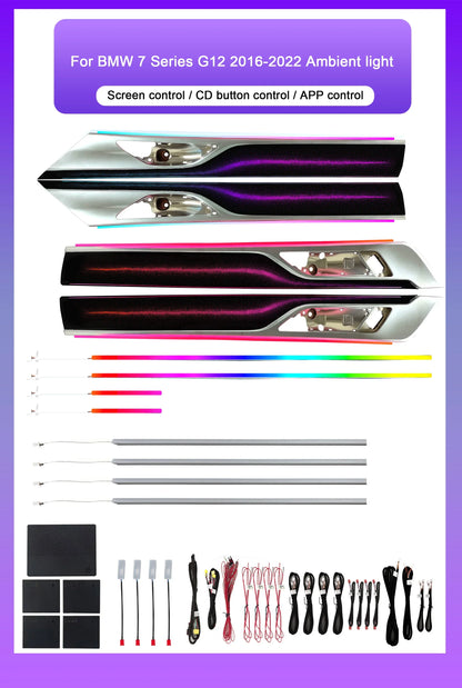 BMW 7 Series G11 / G12 Interior 64-Color Symphony LED Ambient Light Kit 2015 - 2022