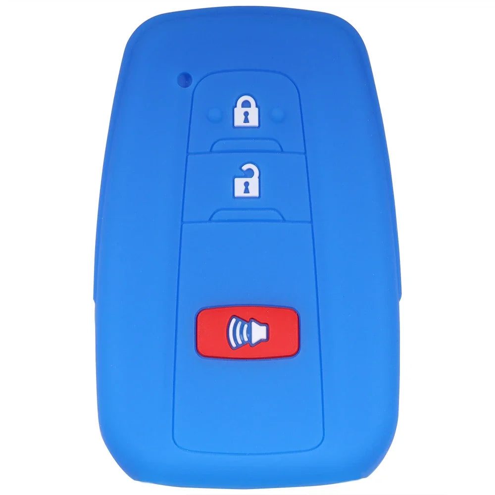 Silicone Key Fob Cover for Toyota Rav4 Corolla Camry Highlander Prius