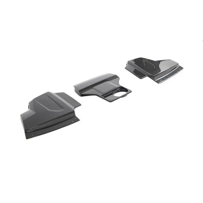 Audi R8 V10 4S Dry Carbon Fiber Engine Bay Cover Kit – 3 Piece Set (2017–2023)