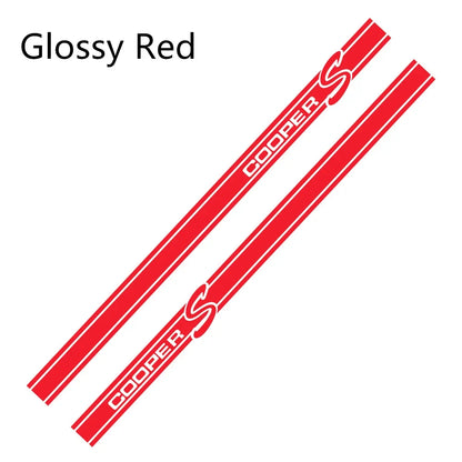 Side Stripe Decals for Mini Cooper (R50, R52, R53, R56, R57, R58, R59, R61) | 2-Piece Vinyl Kit