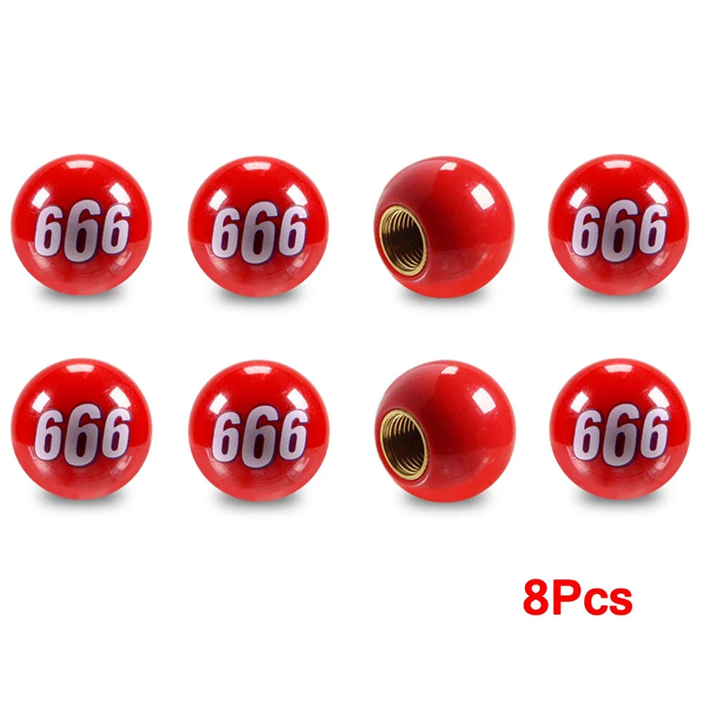AUTCOAT 4/8Pcs Universal Car Tire Valve Caps | Dust Proof Stem Covers for Cars, Trucks, and SUVs