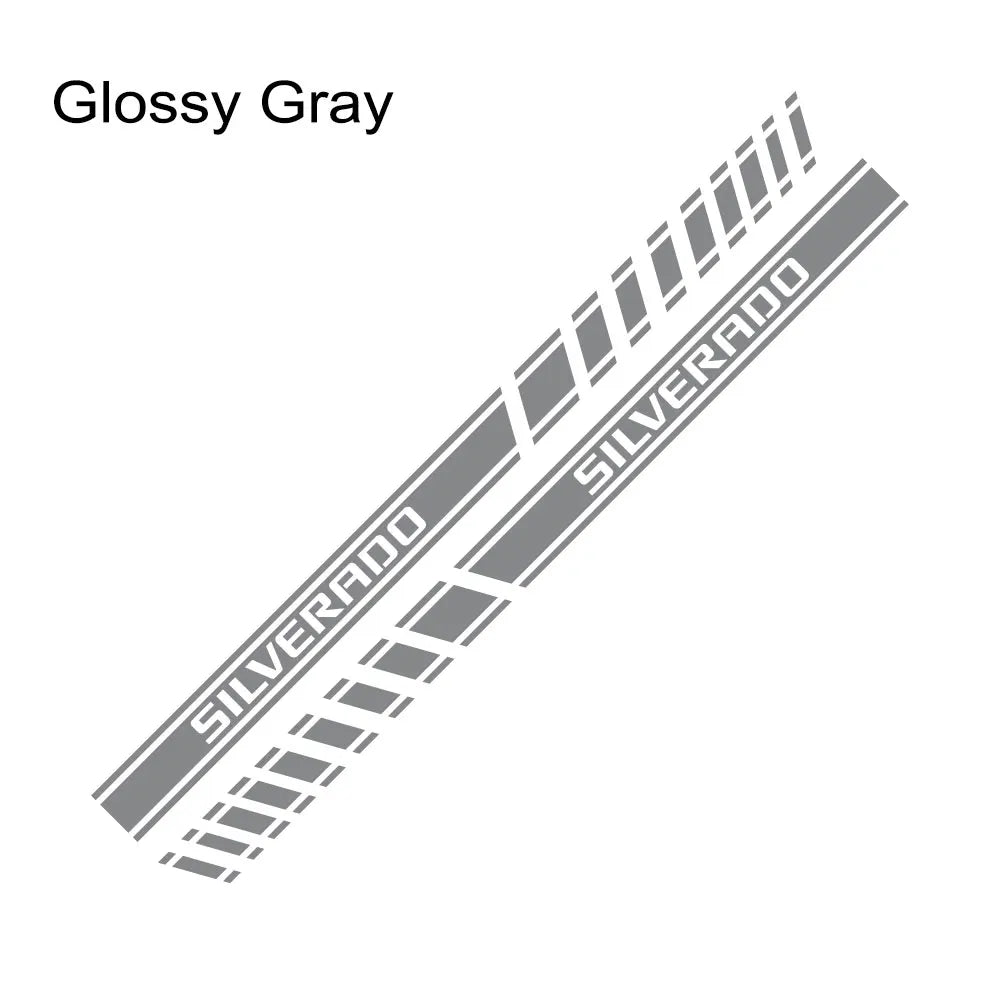 Door Side Stripe Decal for Chevrolet Silverado 1500 LT / LTZ / WT / Trail Boss / RST | Vinyl Truck Sticker