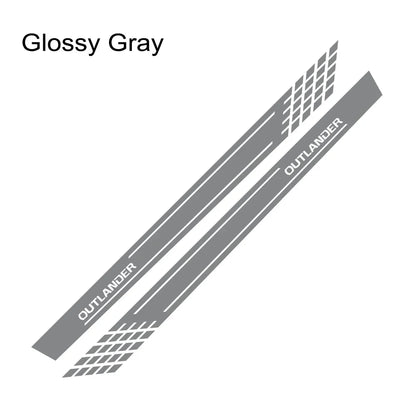 Door Side Skirt Stripe Decal for Mitsubishi Outlander | 2-Piece Vinyl Sticker Kit