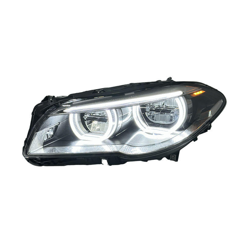 Dual Color Angel Eyes LED Headlights Assembly for BMW 5 Series F10 F18 (2011–2017)