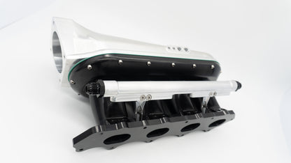 ASE H22 H Series Billet Intake Manifold Black Silver