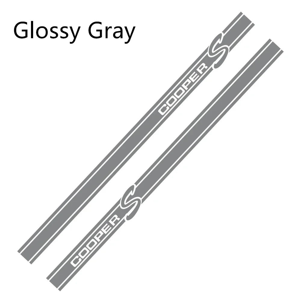 Side Stripe Decals for Mini Cooper (R50, R52, R53, R56, R57, R58, R59, R61) | 2-Piece Vinyl Kit