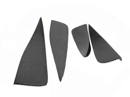 Audi A3 S-Line / S3 Sedan (2017-2019) Carbon Fiber Front Bumper Canards – Facelift Aero Splitter Set (4PC)