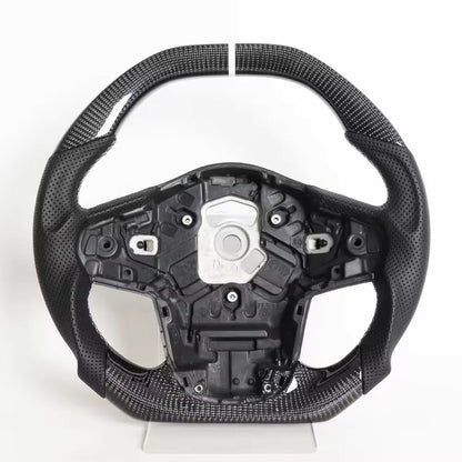 Flat Top & Bottom Carbon Fiber Steering Wheel for Toyota Supra GR A90 (2020-2025)
