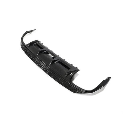 Audi A3 8V S-Line Sedan Carbon Fiber Gloss Black Rear Bumper Diffuser Lip 2016