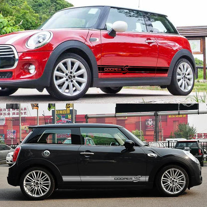 Side Stripe Decals for Mini Cooper (R50, R52, R53, R56, R57, R58, R59, R61) | 2-Piece Vinyl Kit