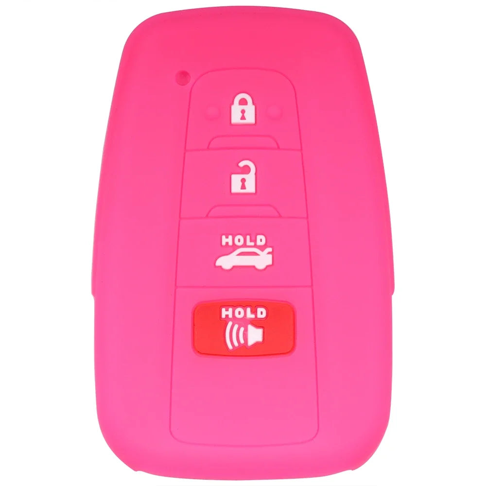 Silicone Key Fob Cover for Toyota Rav4 Corolla Camry Highlander Prius
