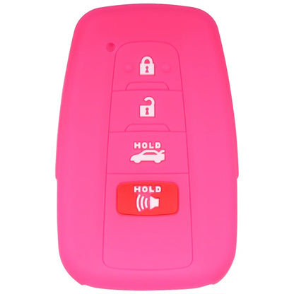 Silicone Key Fob Cover for Toyota Rav4 Corolla Camry Highlander Prius