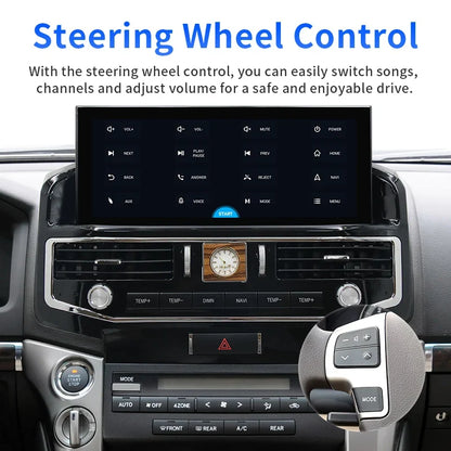Land Cruiser 2008-2015 Toyota LC200 Car Stereo Android Car Radio GPS Navigation Multimedia Player Head Unit with CarPlay