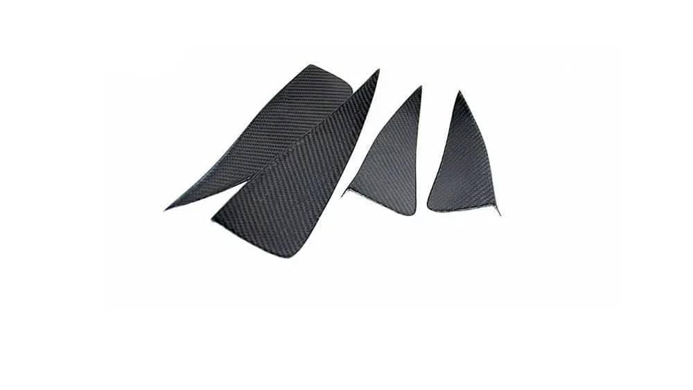 Audi A3 S-Line / S3 Sedan (2017-2019) Carbon Fiber Front Bumper Canards – Facelift Aero Splitter Set (4PC)
