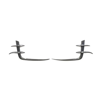 Audi A5 S-Line / S5 B9 Carbon Fiber Front Bumper Canard Fins 2017 - 2019