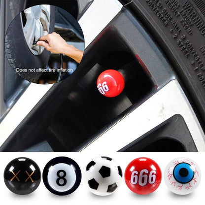 AUTCOAT 4/8Pcs Universal Car Tire Valve Caps | Dust Proof Stem Covers for Cars, Trucks, and SUVs