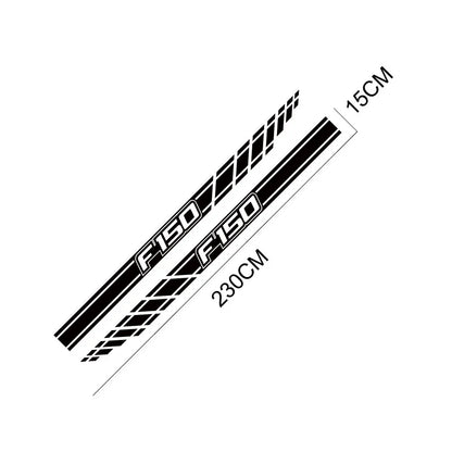 Long Body Stripe Door Side Decal for Ford F-150 Raptor | Full-Length Vinyl Truck Graphics